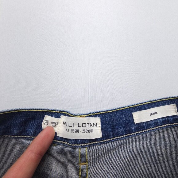 Nili Lotan Blue Flare & Wide Leg Jeans - Picture 4 of 14